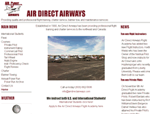 Tablet Screenshot of airdirectairways.com